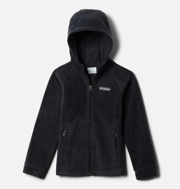 Columbia Benton Springs II Fleece Jacket Black For Girls NZ53216 New Zealand